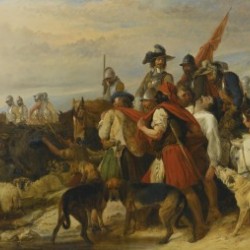 A war scene